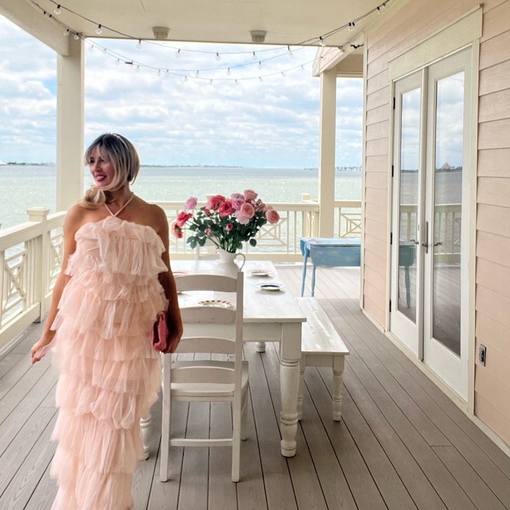 Pandora pink tulle dress